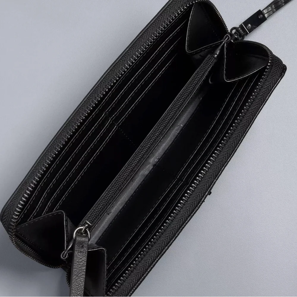 Simply Vera Vera Wang Signature Black Wallet‎